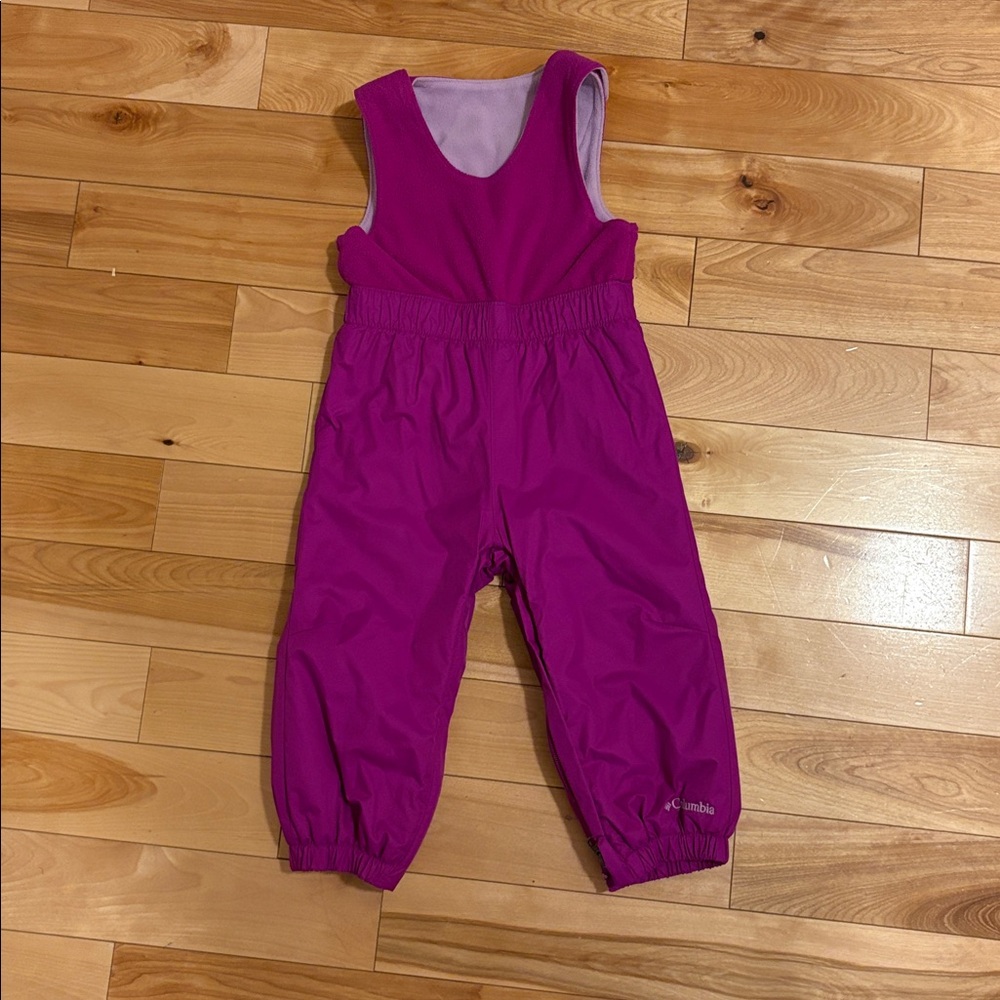 Columbia Youth Magenta Snow Bib snow pants